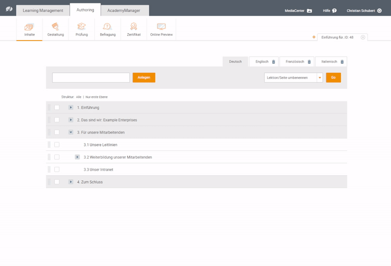 AcademyMaker: das Autorensystem AcademyMaker: das Autorensystem