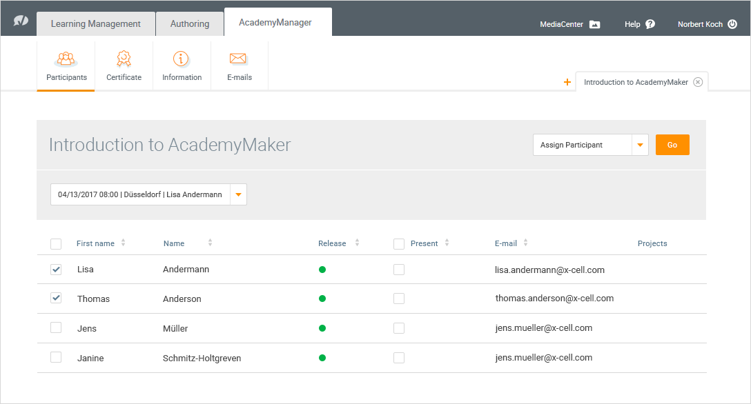 Gérer des formations sur site avec AcademyManager Gérer des formations sur site avec AcademyManager